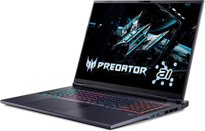 Acer Predator Helios Neo 18 AI Gaming Laptop | Intel Core Ultra 9 Processor 275HX | NVIDIA Geforce RTX 5070 Ti | 18" WQXGA 240Hz G-SYNC | 32GB DDR5 | 2TB Gen 4 SSD | Killer Wi-Fi 6E | PHN18-72-9474