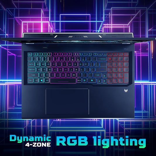 Acer Predator Helios Neo 18 AI Gaming Laptop | Intel Core Ultra 9 Processor 275HX | NVIDIA Geforce RTX 5070 Ti | 18" WQXGA 240Hz G-SYNC | 32GB DDR5 | 2TB Gen 4 SSD | Killer Wi-Fi 6E | PHN18-72-9474
