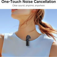 Wireless Lavalier Microphone Kit, Lightning & USB-C Receivers, 22H