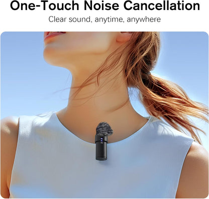 Wireless Lavalier Microphone Kit, Lightning & USB-C Receivers, 22H
