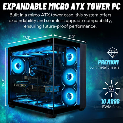 Panorama XL RTX 5090 32GB, Intel 24-Core 270K plus (>Ultra 9 285K)