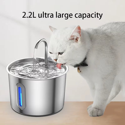 Stainless Steel Cat Water Fountain