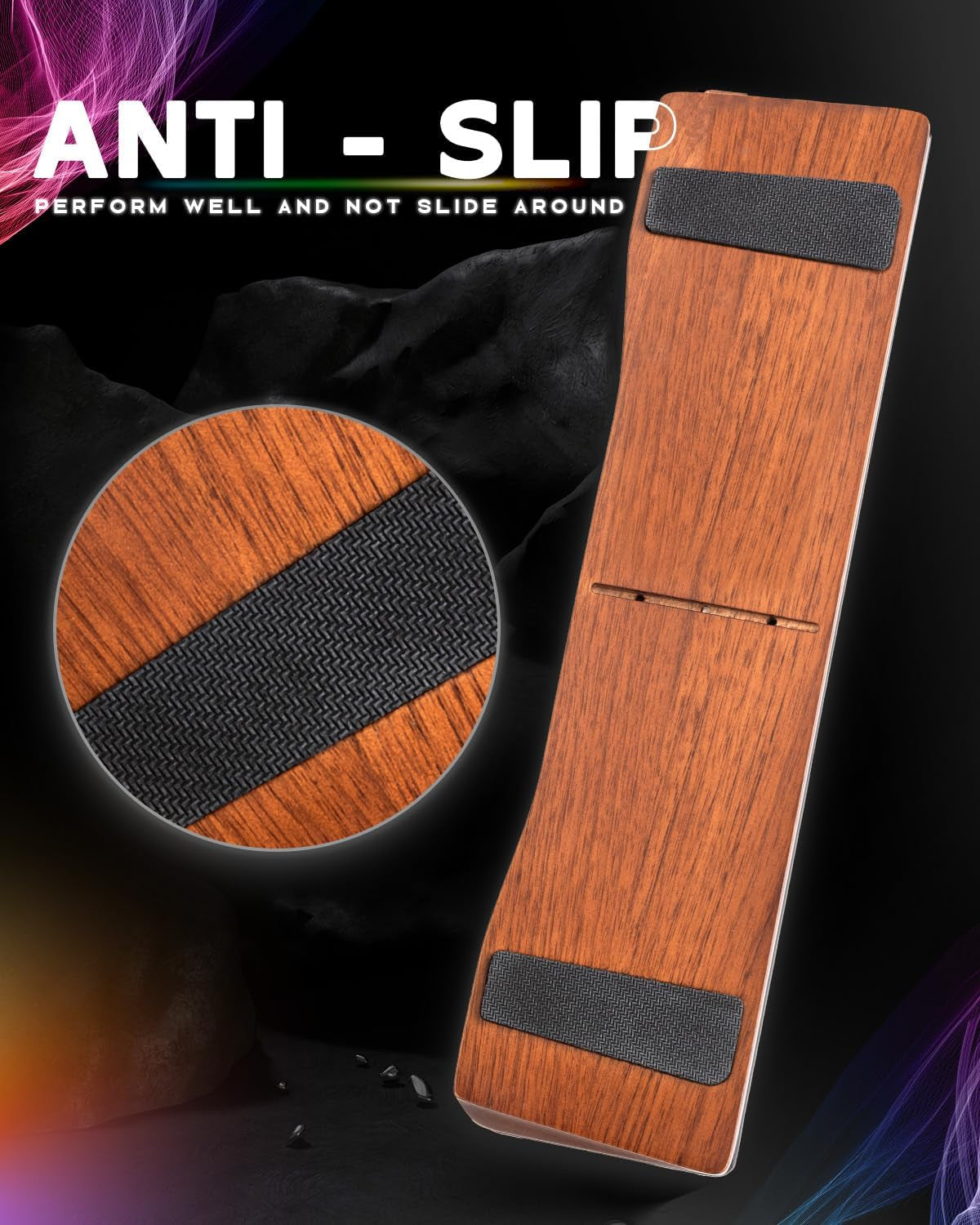 RGB Keyboard and Mouse Wrist Rest Set for 60%-75% Compact Keyboards
