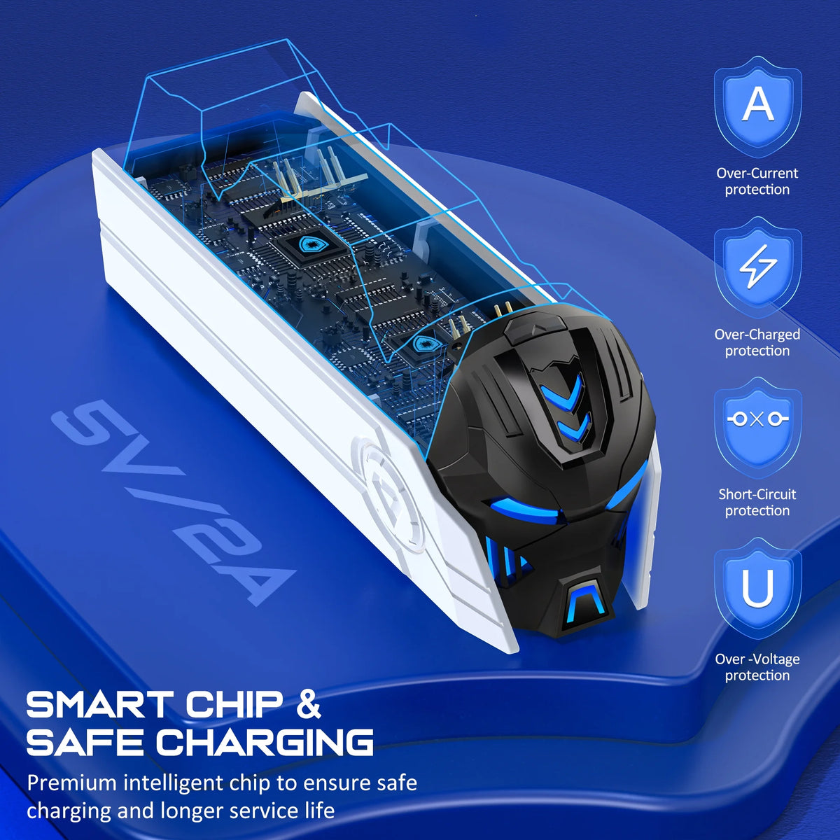 Dual Controller Charging Dock – DualSense-Style / Type-C Compatible