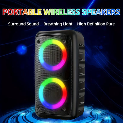 Portable Bluetooth Karaoke Speaker with Microphone