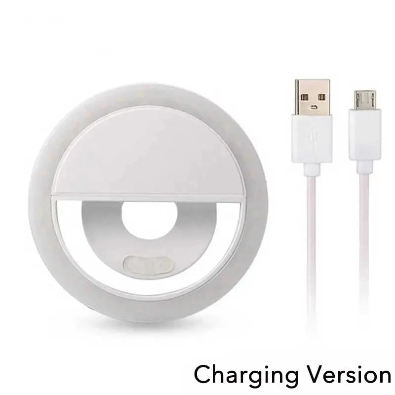 Rechargeable Clip-On Phone Selfie Ring Light