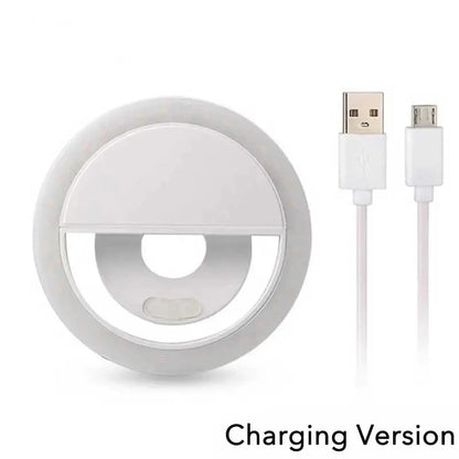 Rechargeable Clip-On Phone Selfie Ring Light