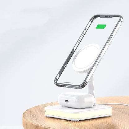 4-in-1 RGB Magnetic Charger Stand
