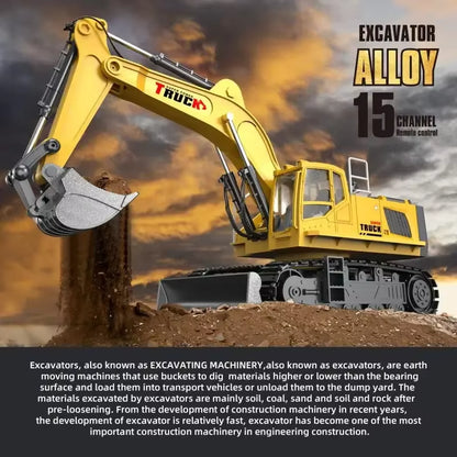 1:18 Alloy RC Excavator (17-Channel)