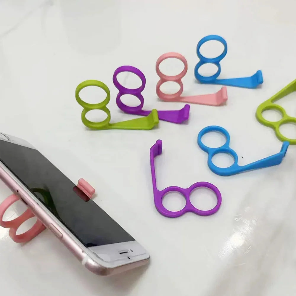 Compact Lazy-Finger Desktop Phone Stand