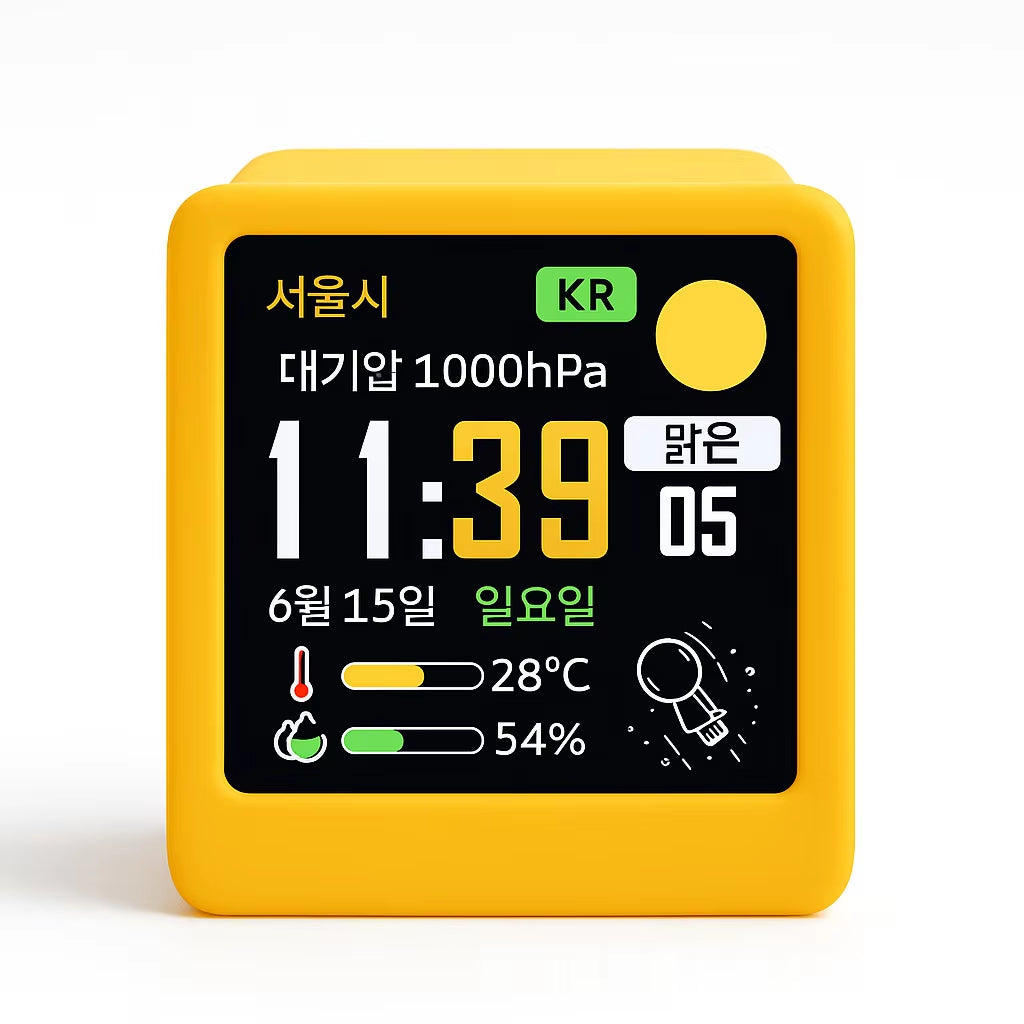 Mini Wi-Fi Weather Station Desk Display