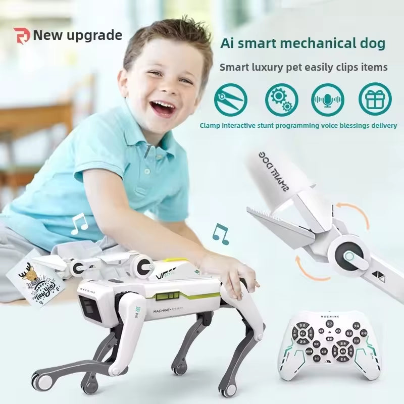 Smart RC Robot Dog with Voice & Touch Response