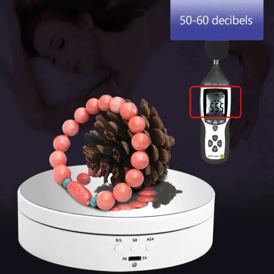 Motorized 360° Display Turntable (138 mm)