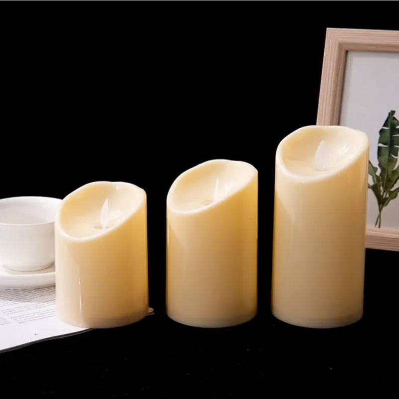 Remote Moving-Flame LED Candles (3-Pack)