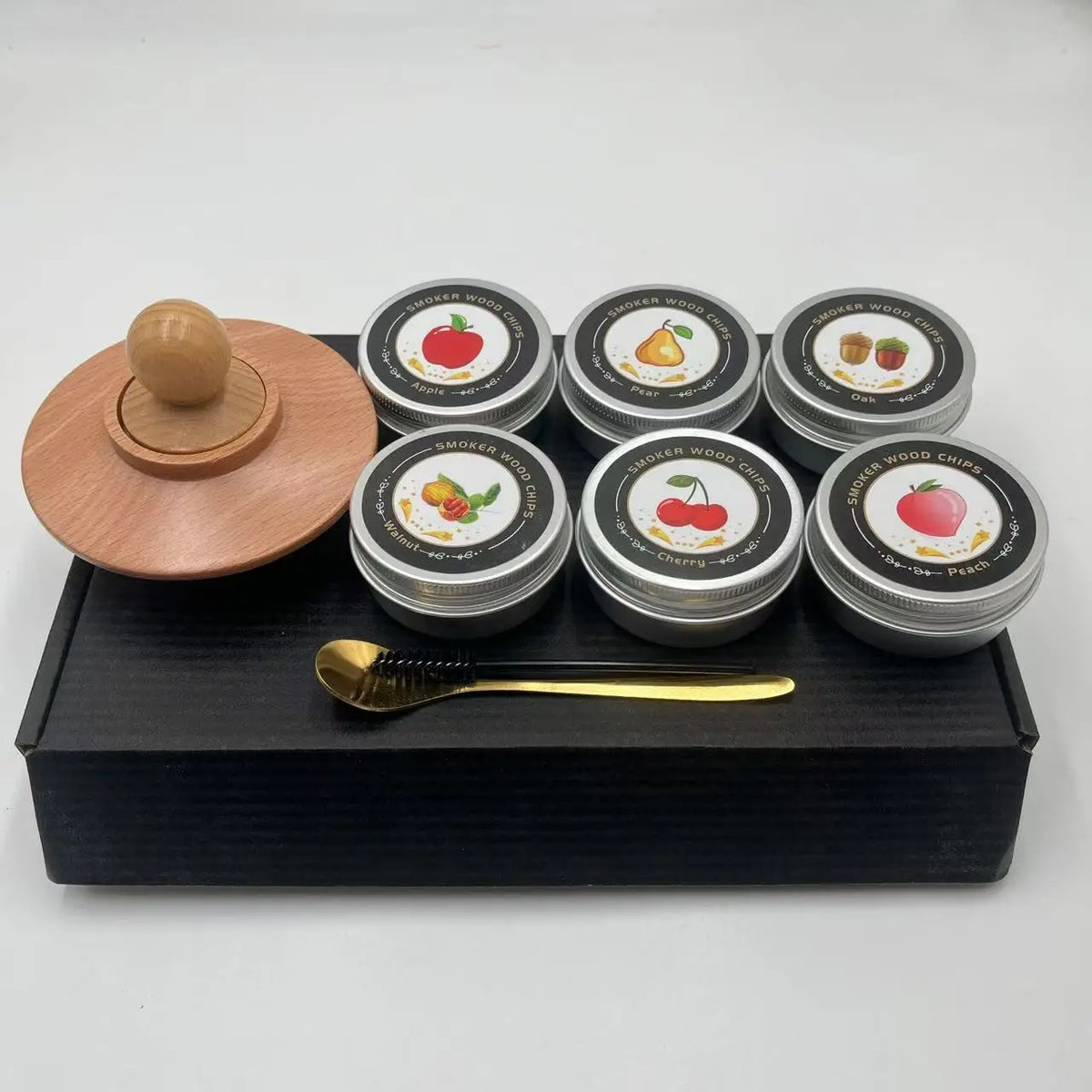 Cocktail Smoker Kit with 6 Wood-Chip Flavors