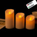 Remote Moving-Flame LED Candles (3-Pack)