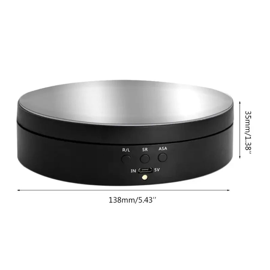 Motorized 360° Display Turntable (138 mm)