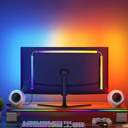USB Screen-Sync RGB Monitor Backlight Strip (24–34 in)