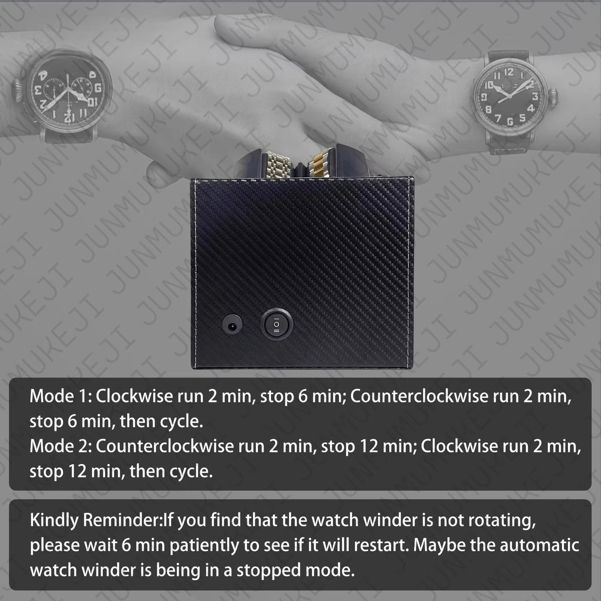 Automatic Watch Winder for 3 Watches