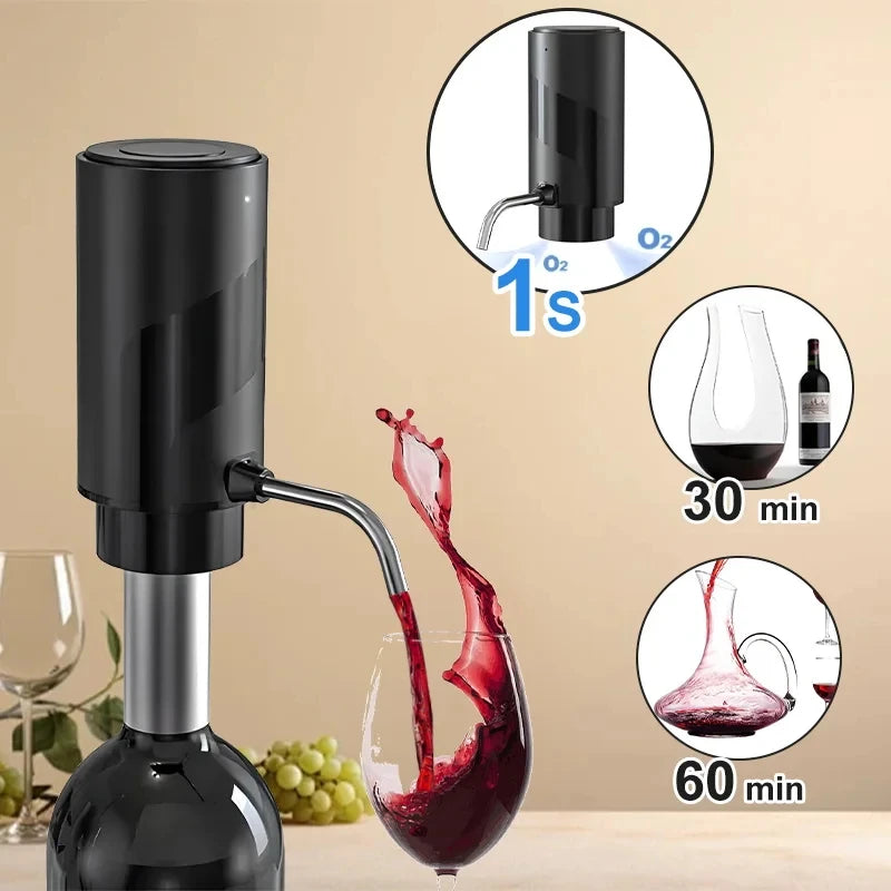 Electric Wine Aerator & One-Touch Dispenser
