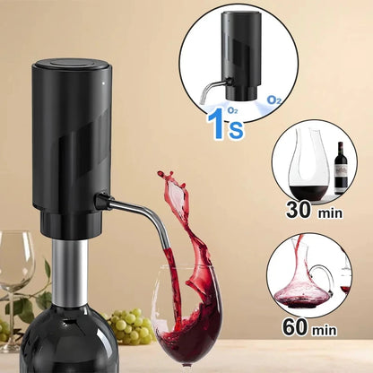Electric Wine Aerator & One-Touch Dispenser