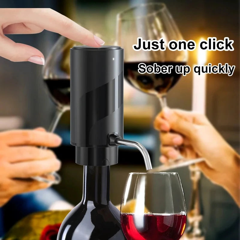 Electric Wine Aerator & One-Touch Dispenser