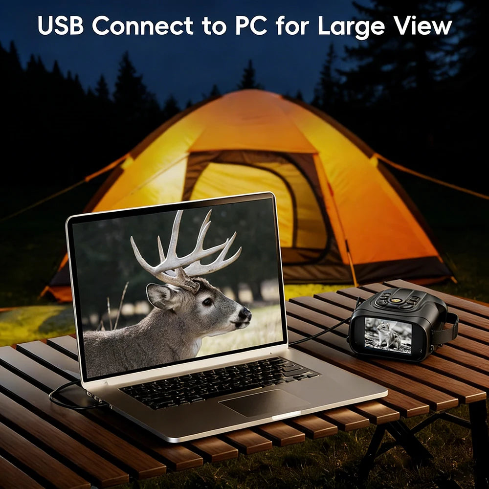 Digital Night Vision Binoculars with Screen (Photo & Video)