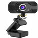 1080p USB Webcam with Microphone for Video Calls & Streaming