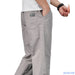 Relaxed-Fit Cotton Drawstring Trousers (Light Grey)