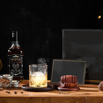 Cocktail Smoker Kit with 6 Wood-Chip Flavors