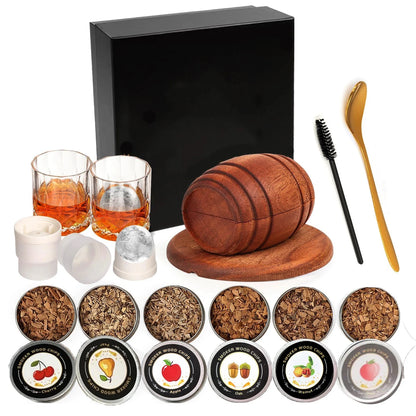 Cocktail Smoker Kit with 6 Wood-Chip Flavors