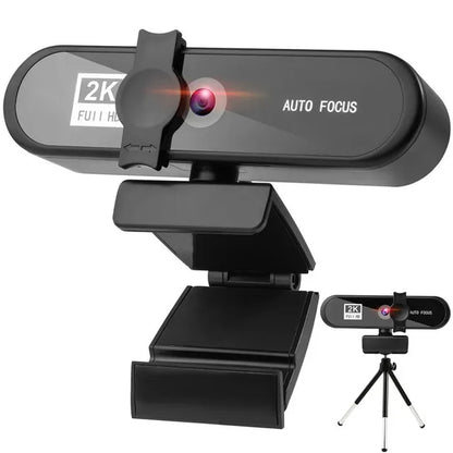 Autofocus Webcam with Microphone for Streaming & Video Calls