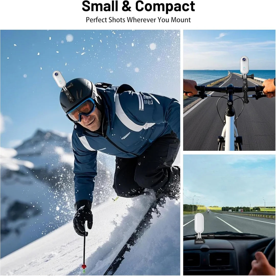 Magnetic Mini POV Camera (Wearable, Wi-Fi App)
