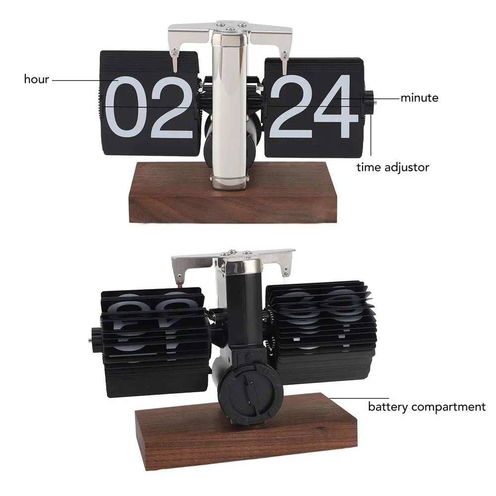 Automatic Page-Turning Flip Clock