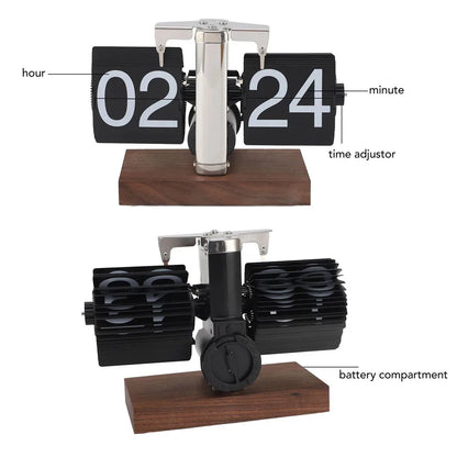 Automatic Page-Turning Flip Clock