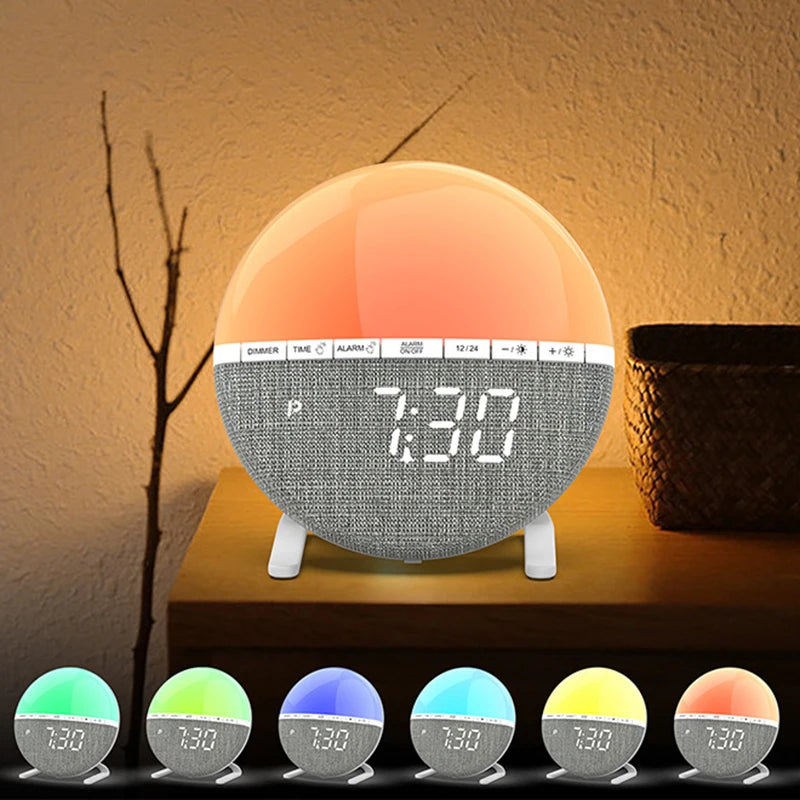 Sunrise Wake-Up Light Alarm Clock (RGB)