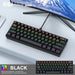 60% Hot-Swap RGB Mechanical Keyboard (61 Keys, Wired)