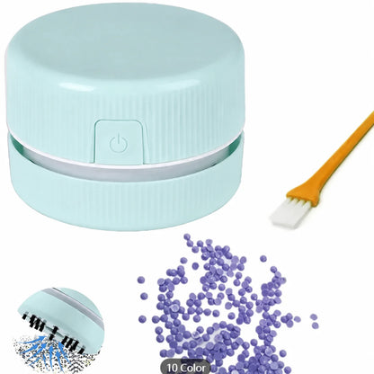 Cute Mini Desktop Vacuum for Desk Crumbs