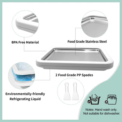 Rolled Ice Cream Maker Pan