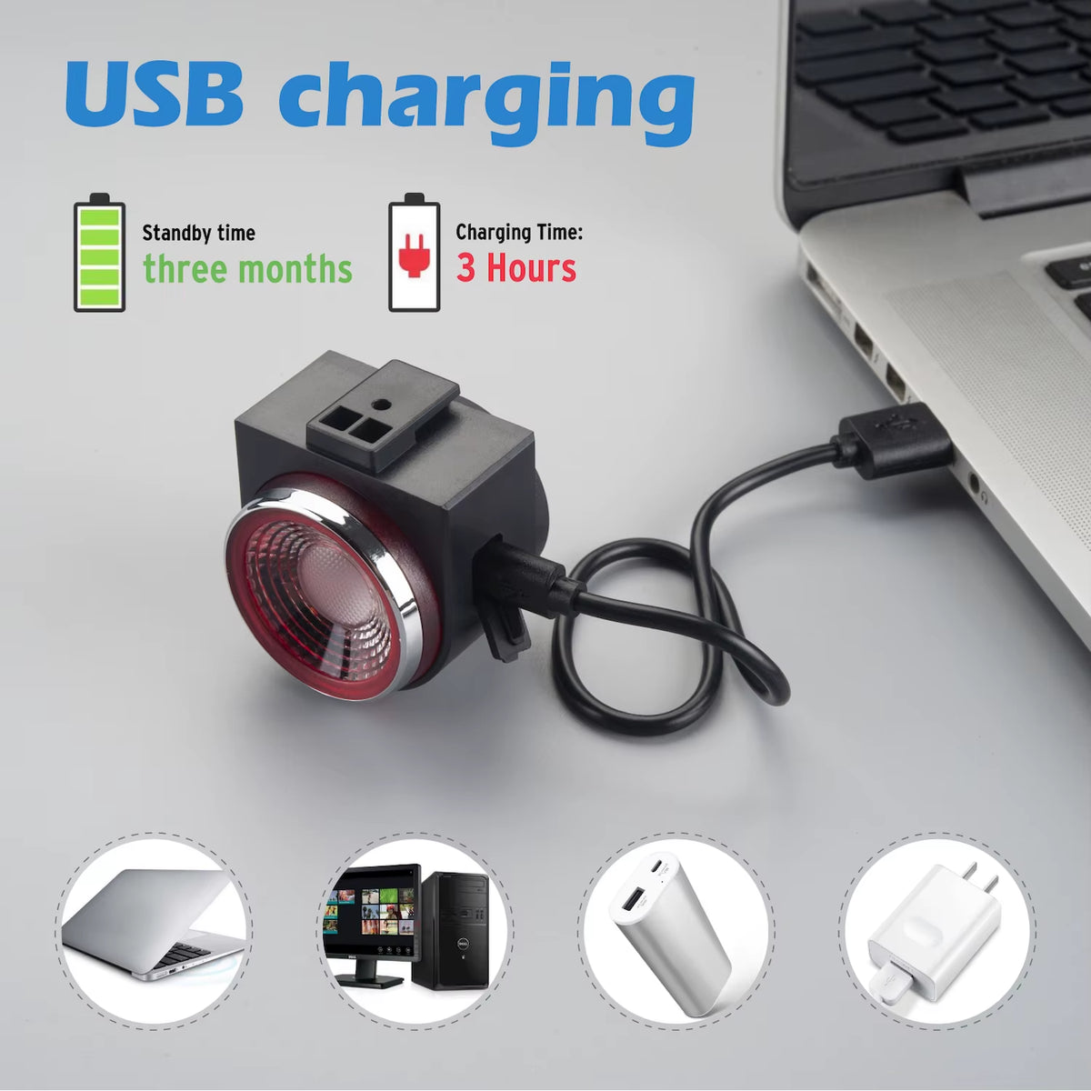 Smart Brake-Sensing Bike Tail Light