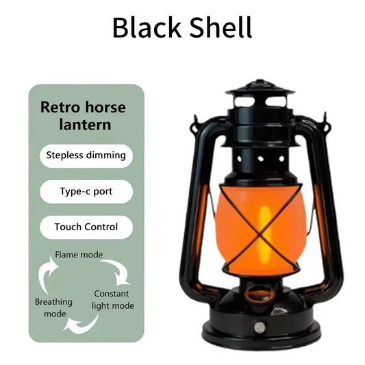 Vintage-Style LED Lantern