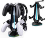 RGB Headset Stand with USB Charging Ports & Controller Hook