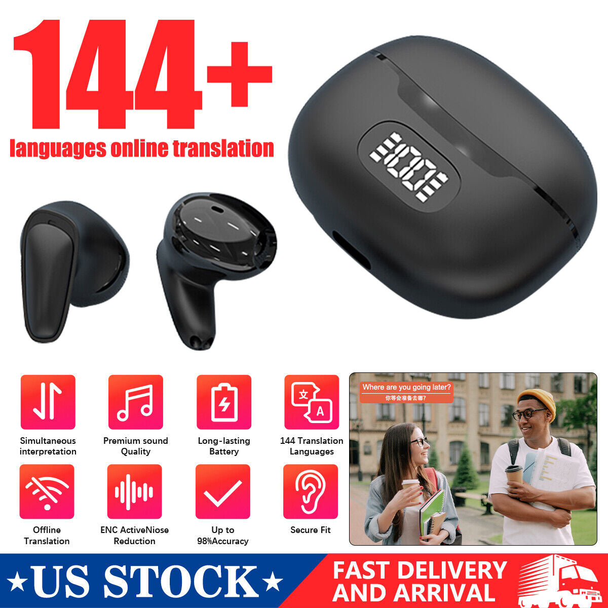 AI Translation Earbuds
