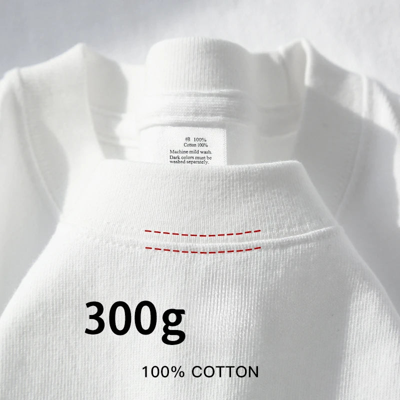 Heavyweight Cotton Oversized Tee (White)