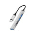 Aluminum USB-C Hub with SD/TF Card Reader