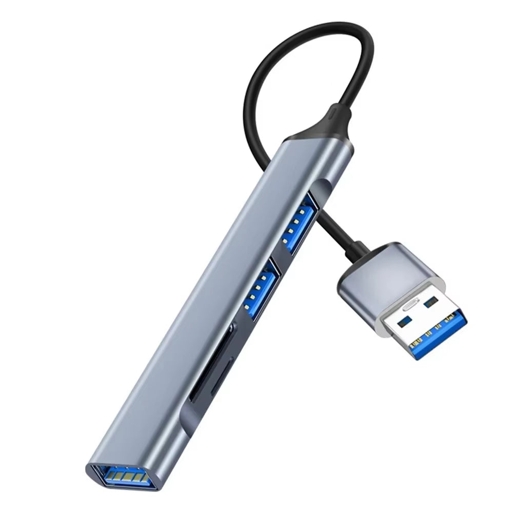 Aluminum USB-C Hub with SD/TF Card Reader