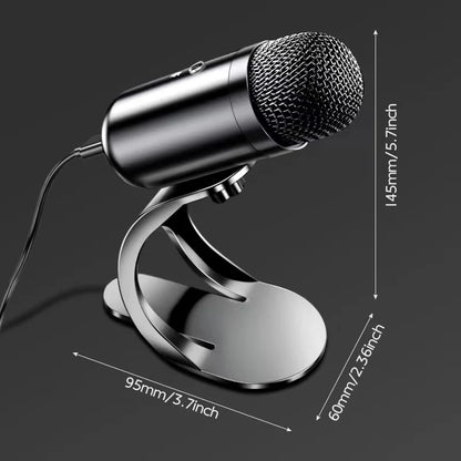 RGB USB Condenser Desktop Microphone for Streaming & Calls