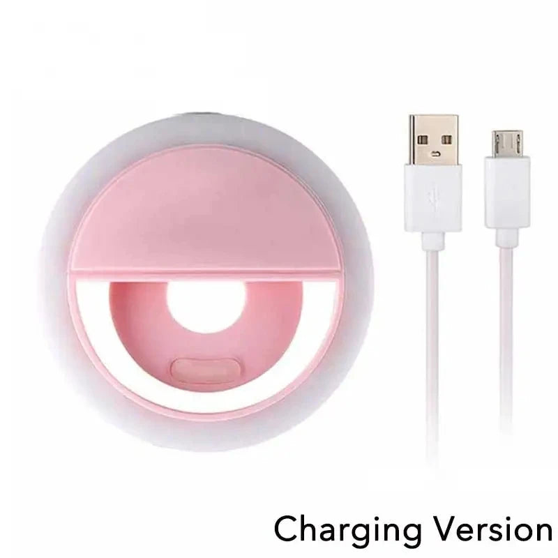 Rechargeable Clip-On Phone Selfie Ring Light