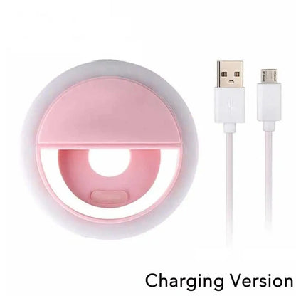 Rechargeable Clip-On Phone Selfie Ring Light