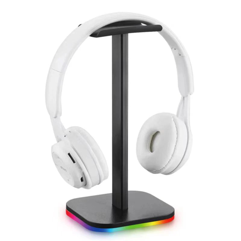 RGB Gaming Headphone Stand - 10 Lighting Modes with USB Ports
